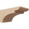 Ekena Millwork 8"W x 16"D x 8"H Wide Yorktown Rough Cedar Woodgrain TimberThane Corbel, Primed Tan CORUR08X16X08YORRCPR - alternate 1